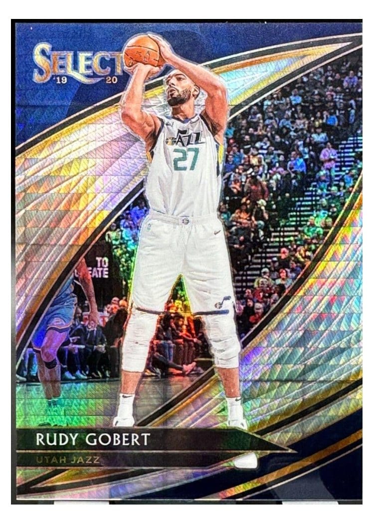 2019-20 Panini Select Base Set Rudy Gobert #255 card