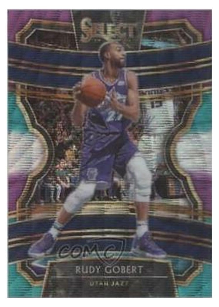 2019-20 Panini Select Base Set Rudy Gobert #41 card