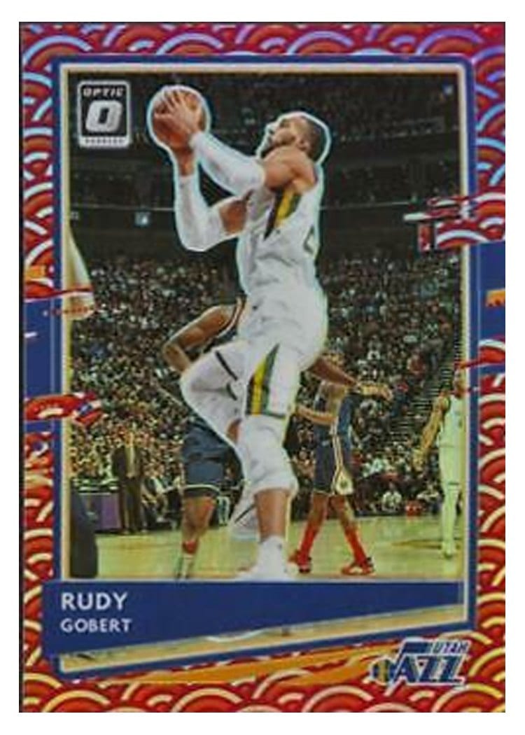 2020-21 Donruss Optic Base Set Rudy Gobert #28 card