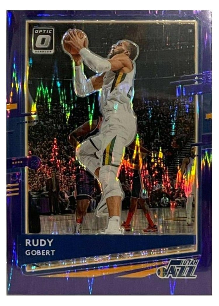 2020-21 Donruss Optic Base Set Rudy Gobert #28 card