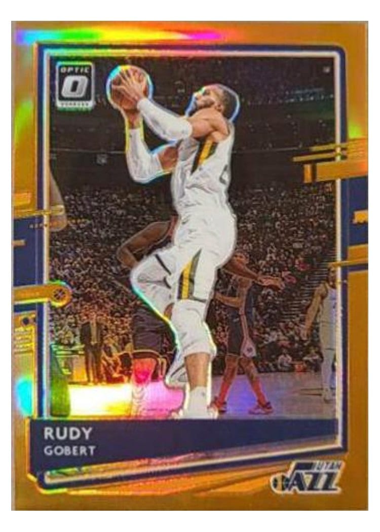 2020-21 Donruss Optic Base Set Rudy Gobert #28 card
