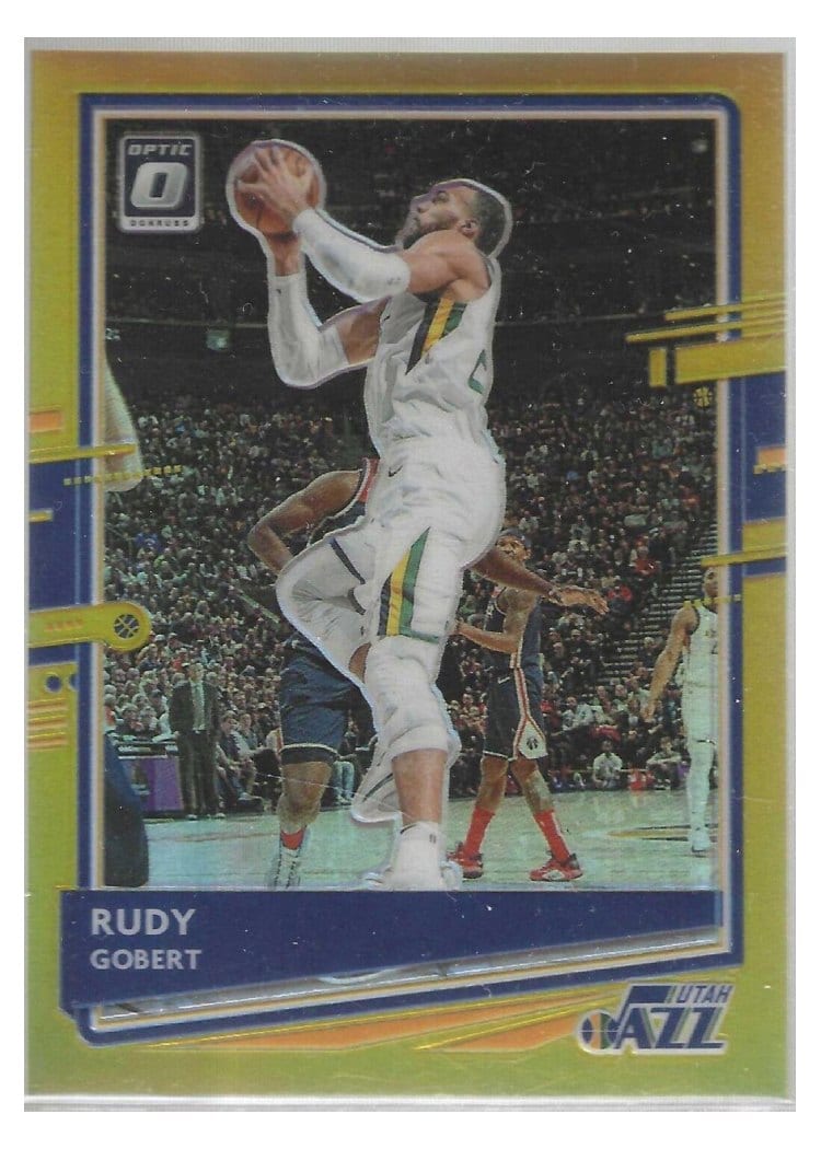 2020-21 Donruss Optic Base Set Rudy Gobert #28 card