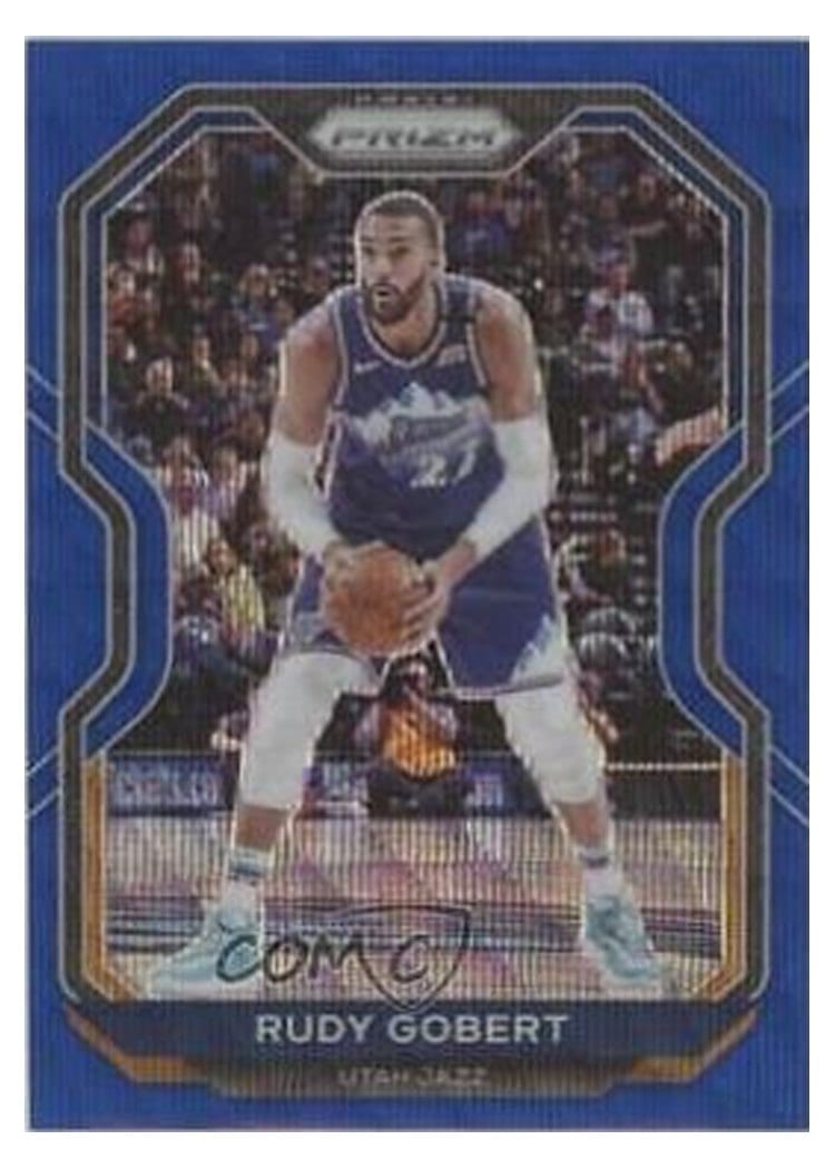 2020-21 Panini Prizm Base Set Rudy Gobert #53 card