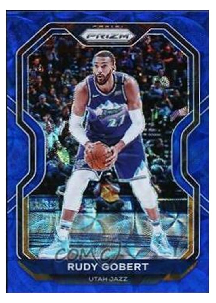 2020-21 Panini Prizm Base Set Rudy Gobert #53 card