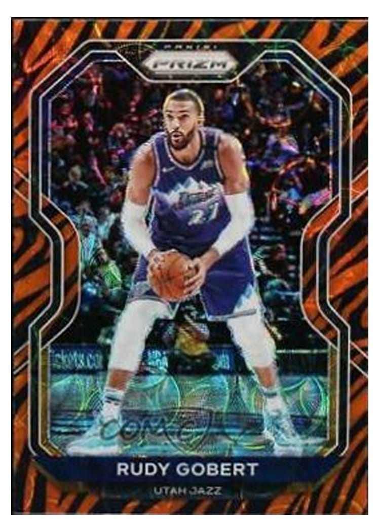 2020-21 Panini Prizm Base Set Rudy Gobert #53 card