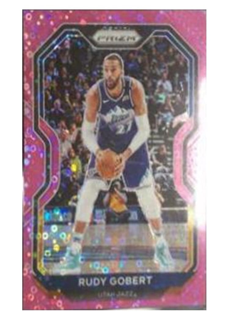 2020-21 Panini Prizm Base Set Rudy Gobert #53 card