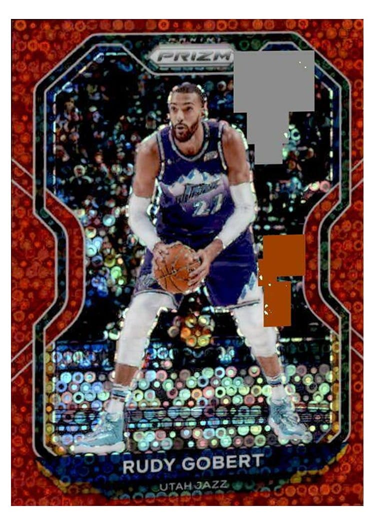 2020-21 Panini Prizm Base Set Rudy Gobert #53 card