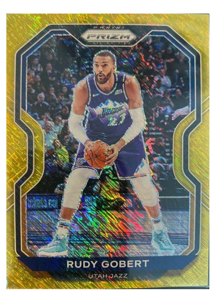 2020-21 Panini Prizm Base Set Rudy Gobert #53 card