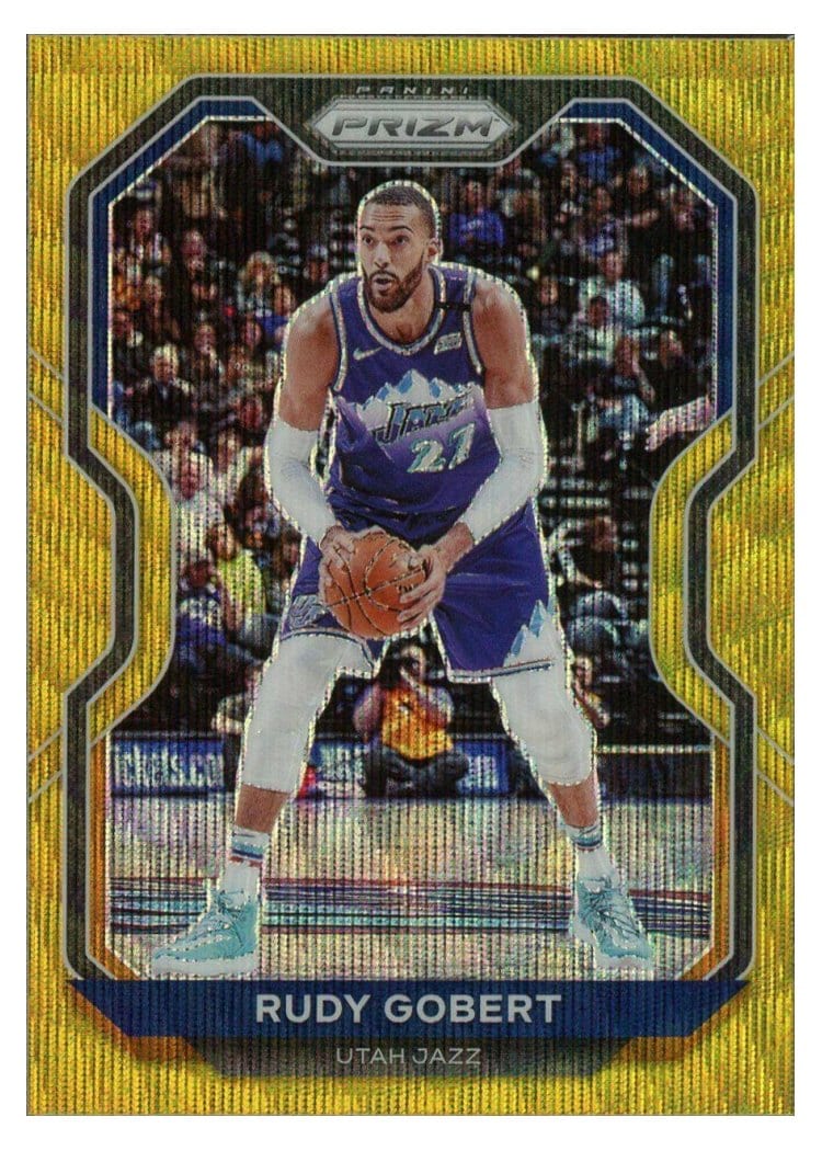 2020-21 Panini Prizm Base Set Rudy Gobert #53 card