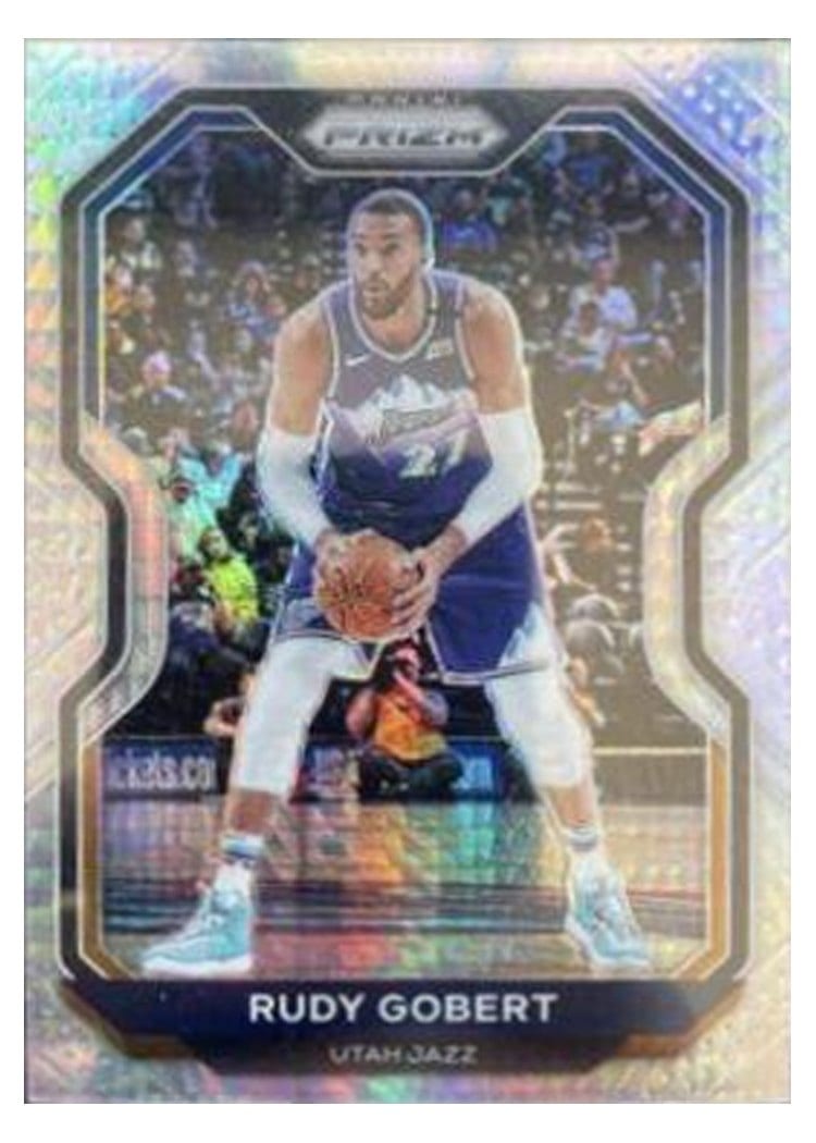2020-21 Panini Prizm Base Set Rudy Gobert #53 card