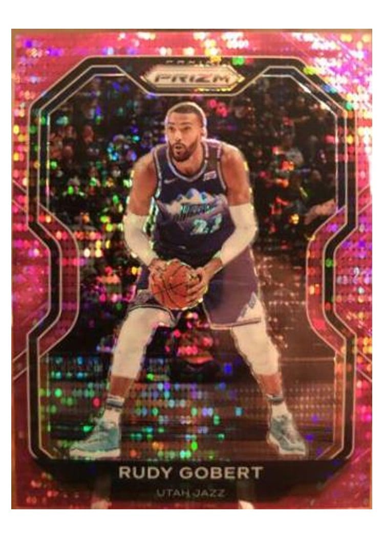 2020-21 Panini Prizm Base Set Rudy Gobert #53 card