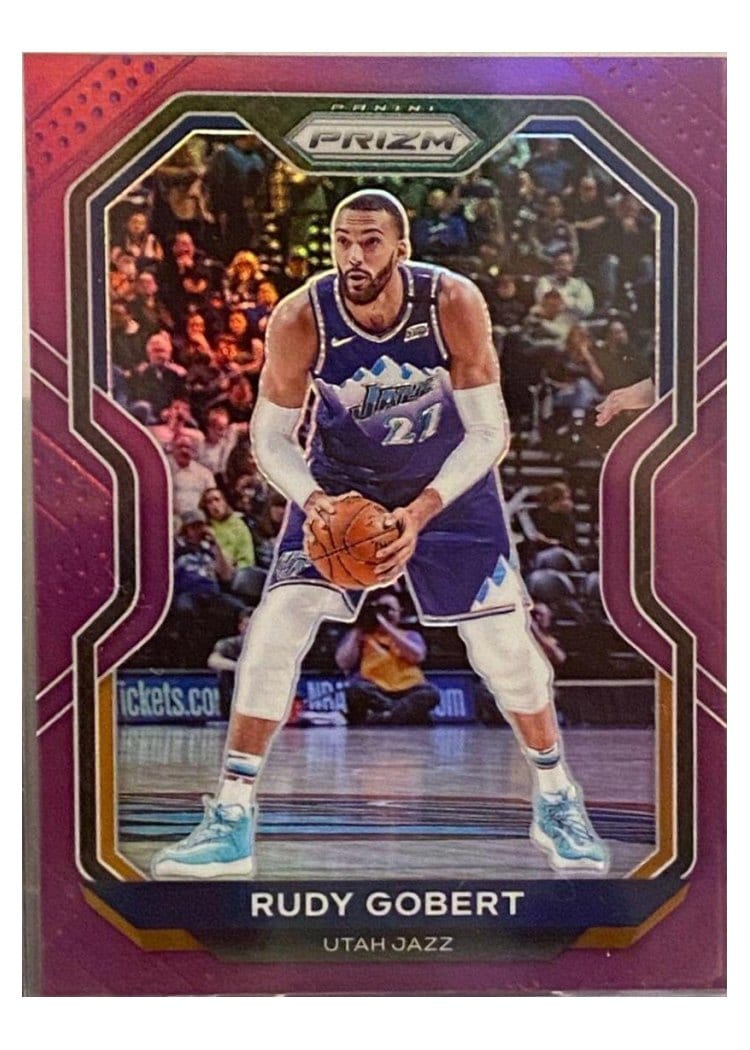 2020-21 Panini Prizm Base Set Rudy Gobert #53 card