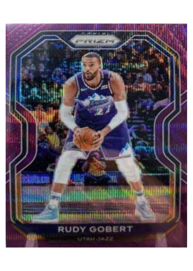 2020-21 Panini Prizm Base Set Rudy Gobert #53 card
