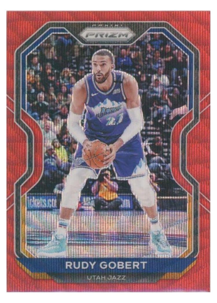 2020-21 Panini Prizm Base Set Rudy Gobert #53 card