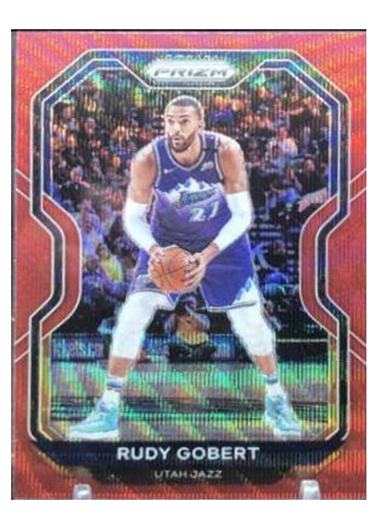 2020-21 Panini Prizm Base Set Rudy Gobert #53 card