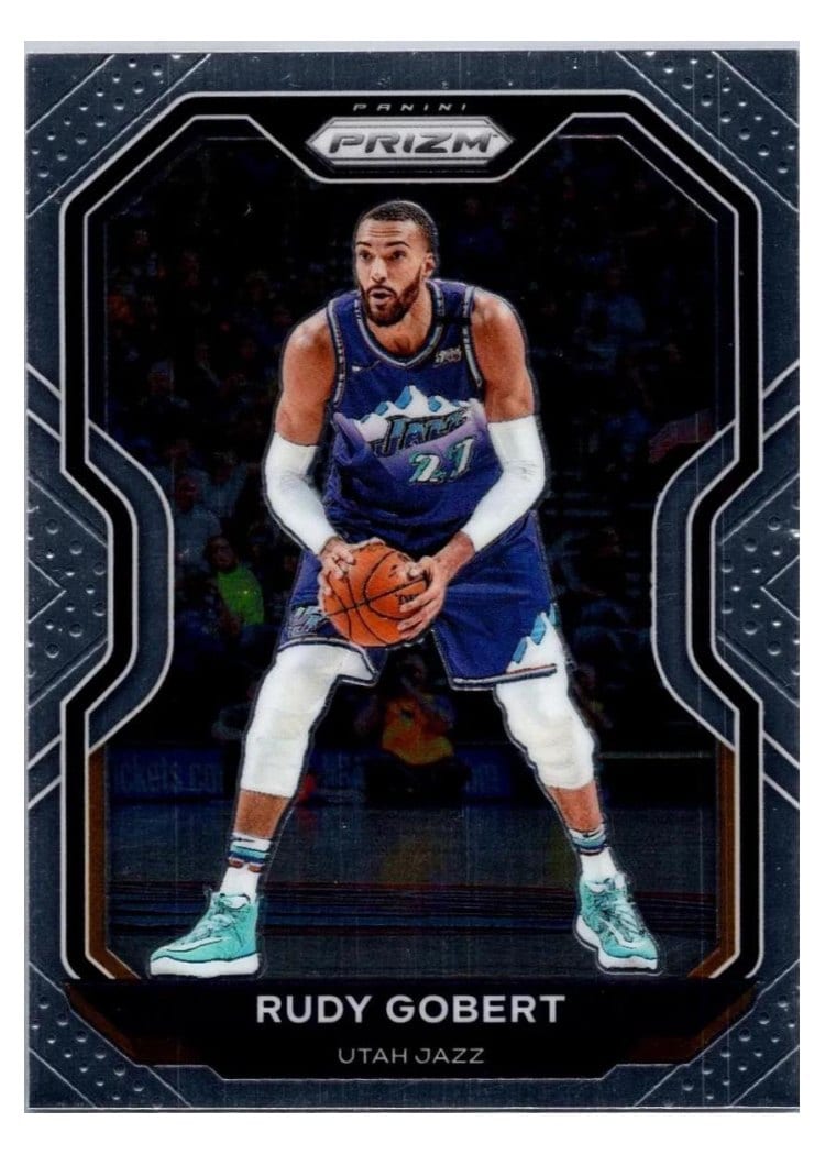 2020-21 Panini Prizm Base Set Rudy Gobert #53 card