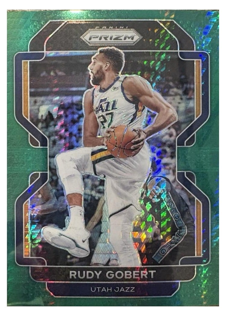 2021-22 Panini Prizm Base Set Rudy Gobert #239 card