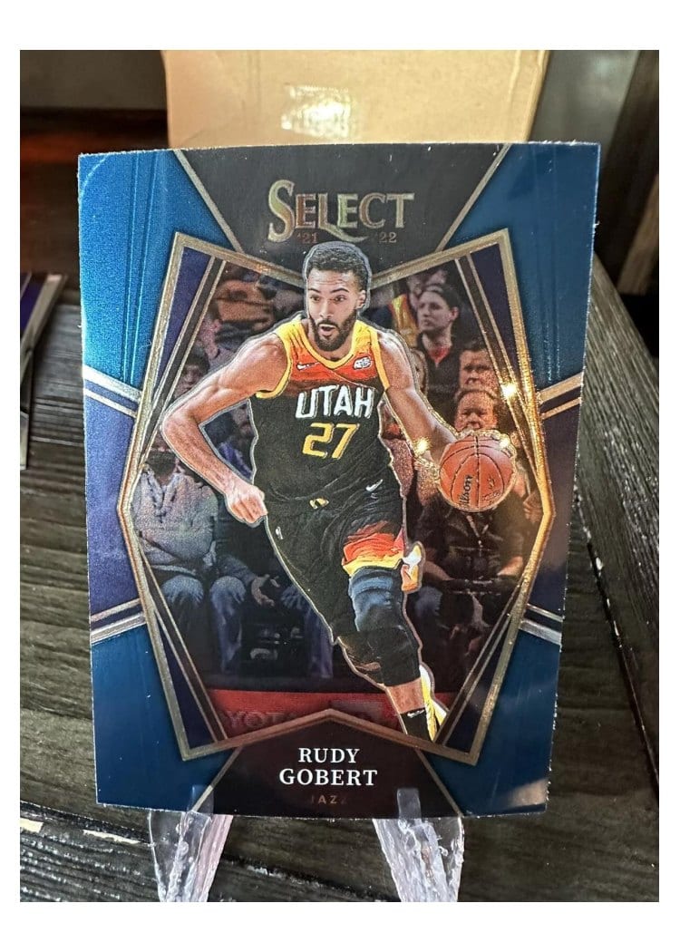 2021-22 Panini Select Base Set Rudy Gobert #179 card