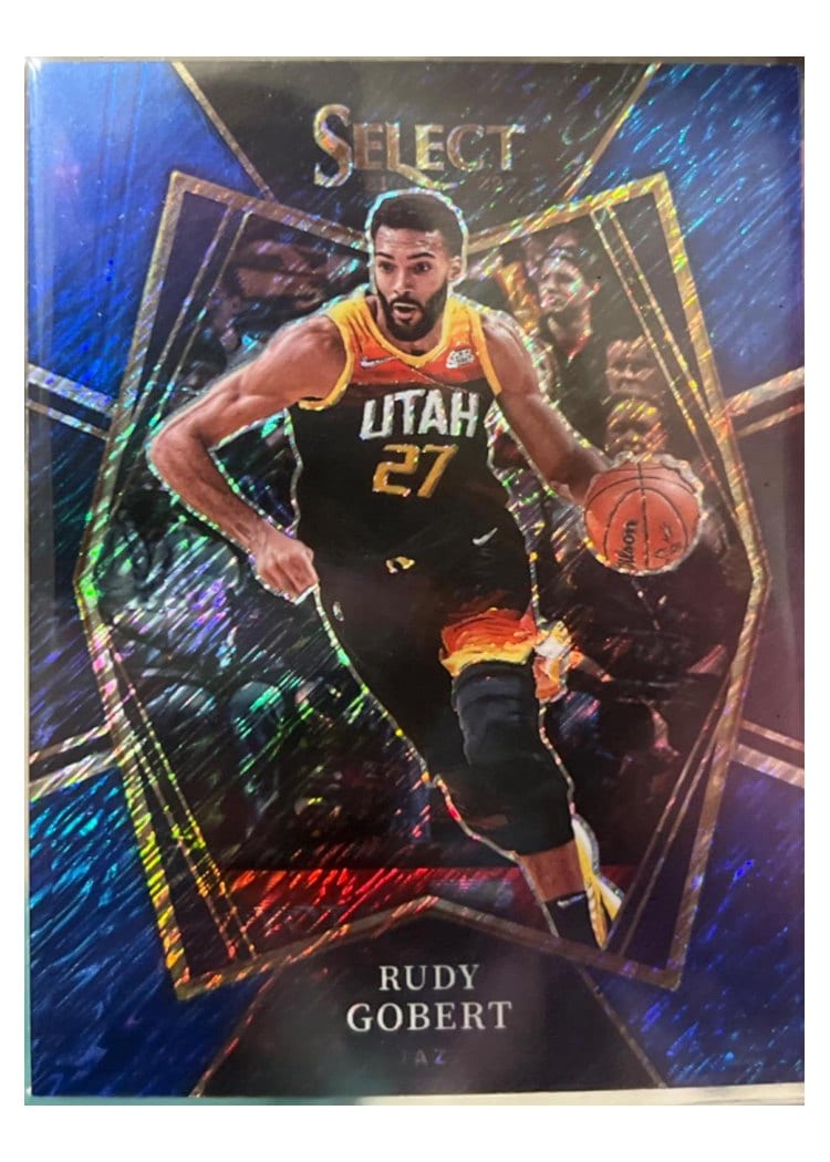 2021-22 Panini Select Base Set Rudy Gobert #179 card