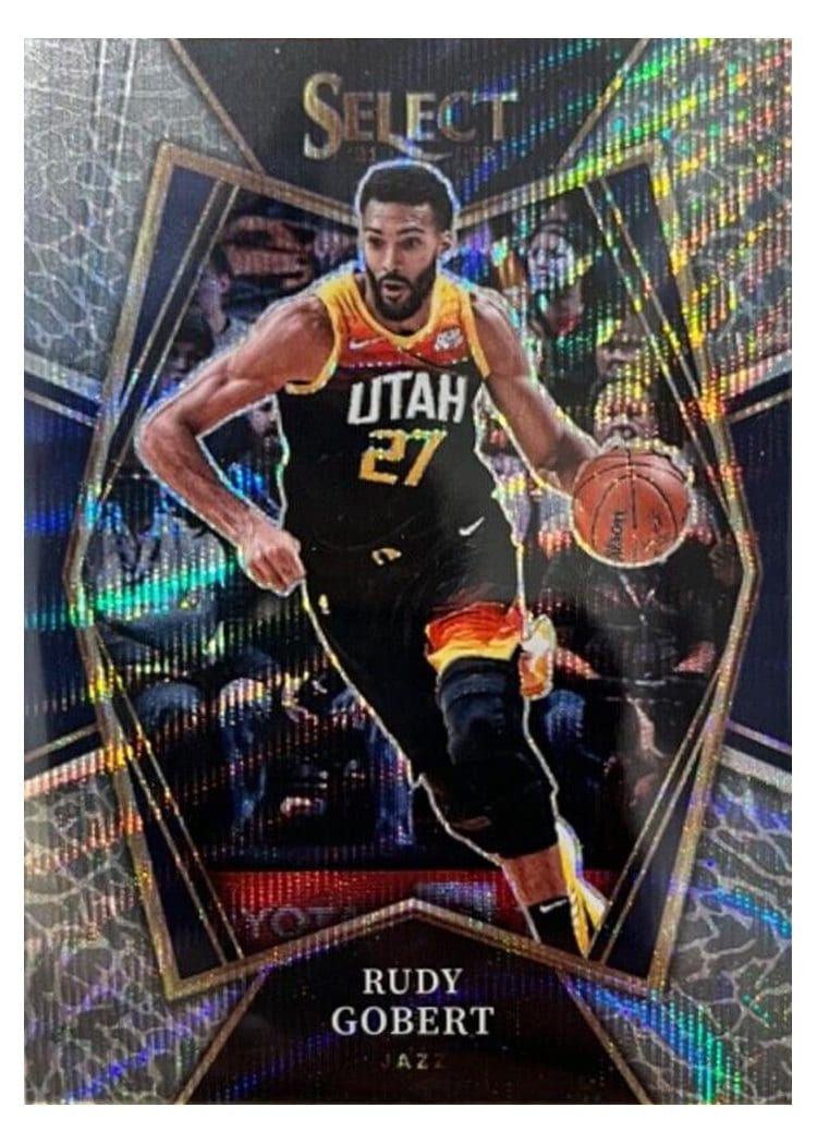 2021-22 Panini Select Base Set Rudy Gobert #179 card