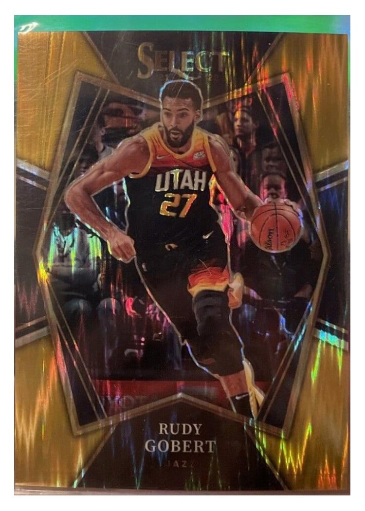 2021-22 Panini Select Base Set Rudy Gobert #179 card
