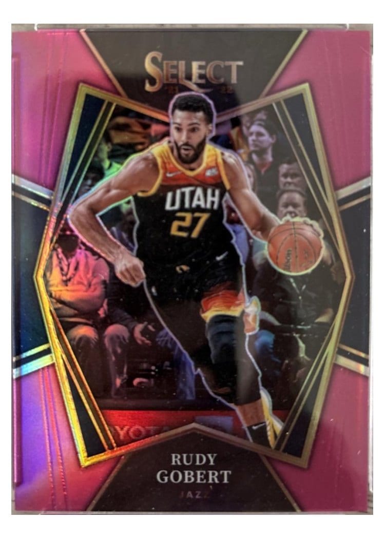 2021-22 Panini Select Base Set Rudy Gobert #179 card