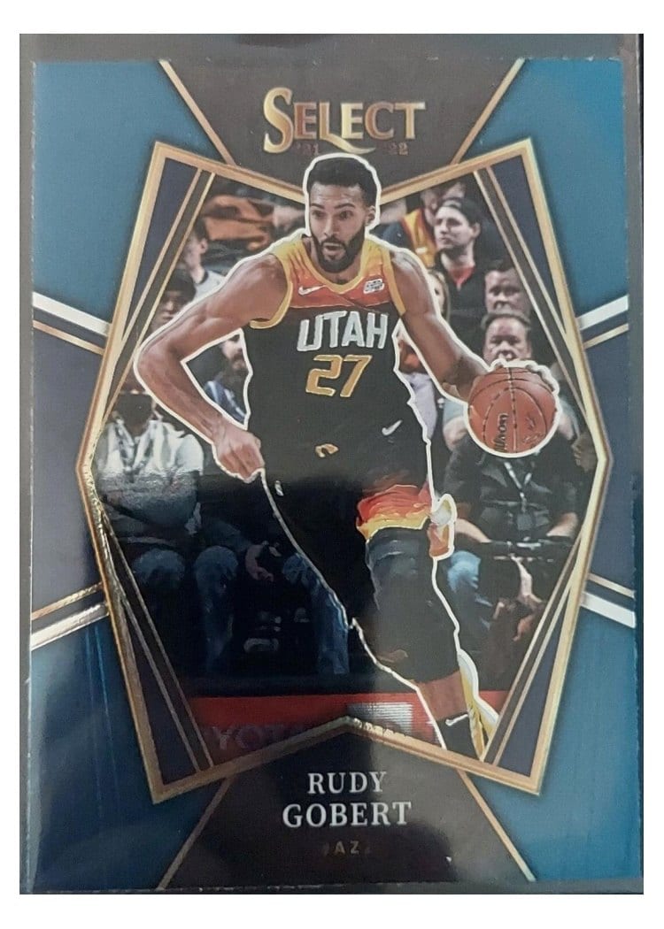 2021-22 Panini Select Base Set Rudy Gobert #179 card