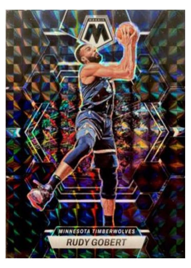 2022-23 Panini Mosaic Base Set Rudy Gobert #138 card