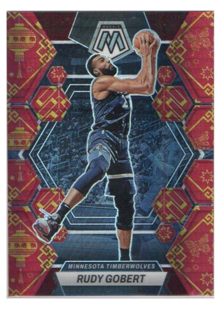 2022-23 Panini Mosaic Base Set Rudy Gobert #138 card