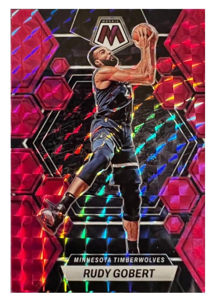 2022-23 Panini Mosaic Base Set Rudy Gobert #138 card