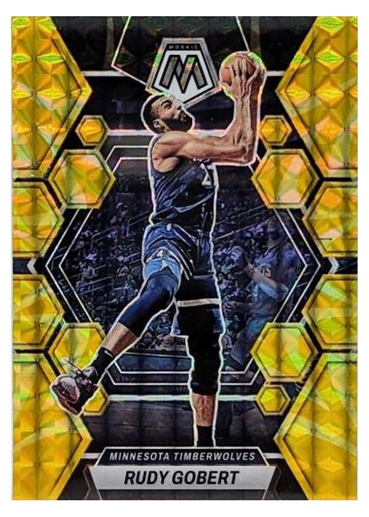2022-23 Panini Mosaic Base Set Rudy Gobert #138 card