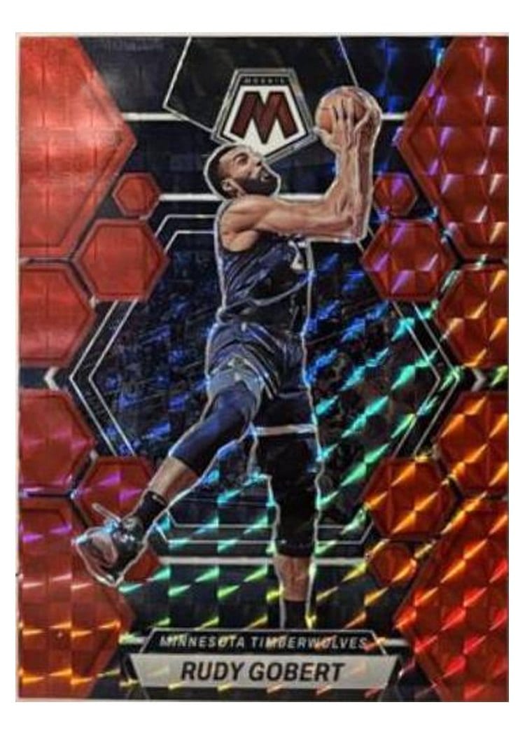 2022-23 Panini Mosaic Base Set Rudy Gobert #138 card