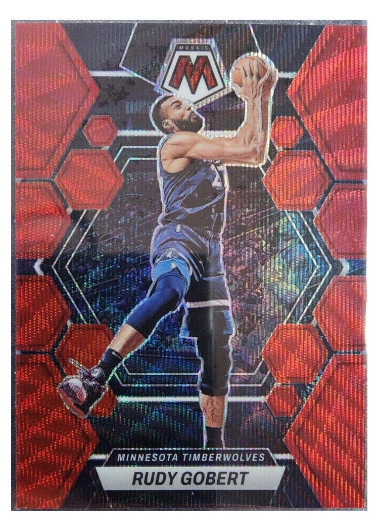 2022-23 Panini Mosaic Base Set Rudy Gobert #138 card