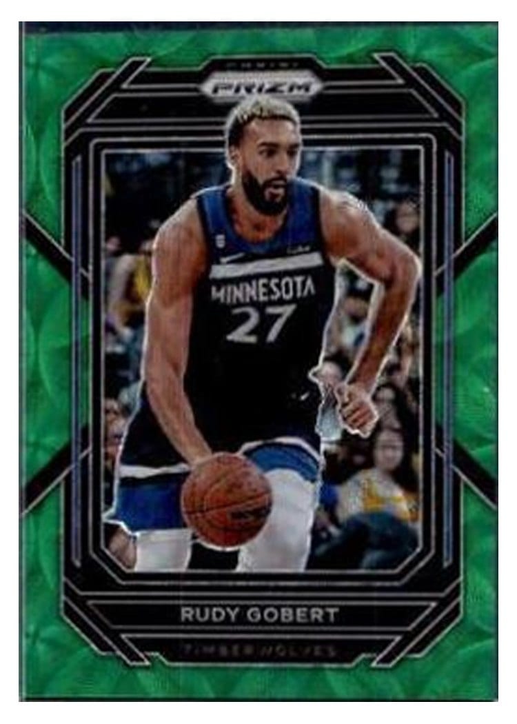 2022-23 Panini Prizm Base Set Rudy Gobert #67 card