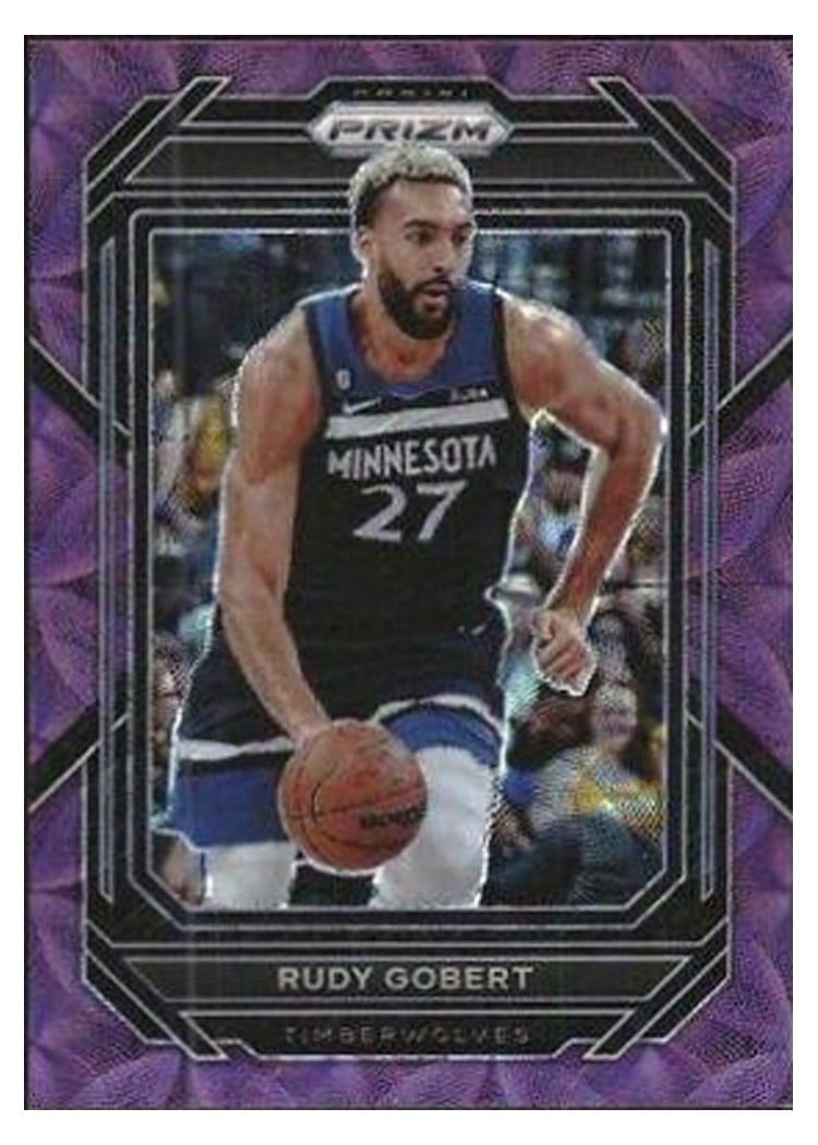 2022-23 Panini Prizm Base Set Rudy Gobert #67 card