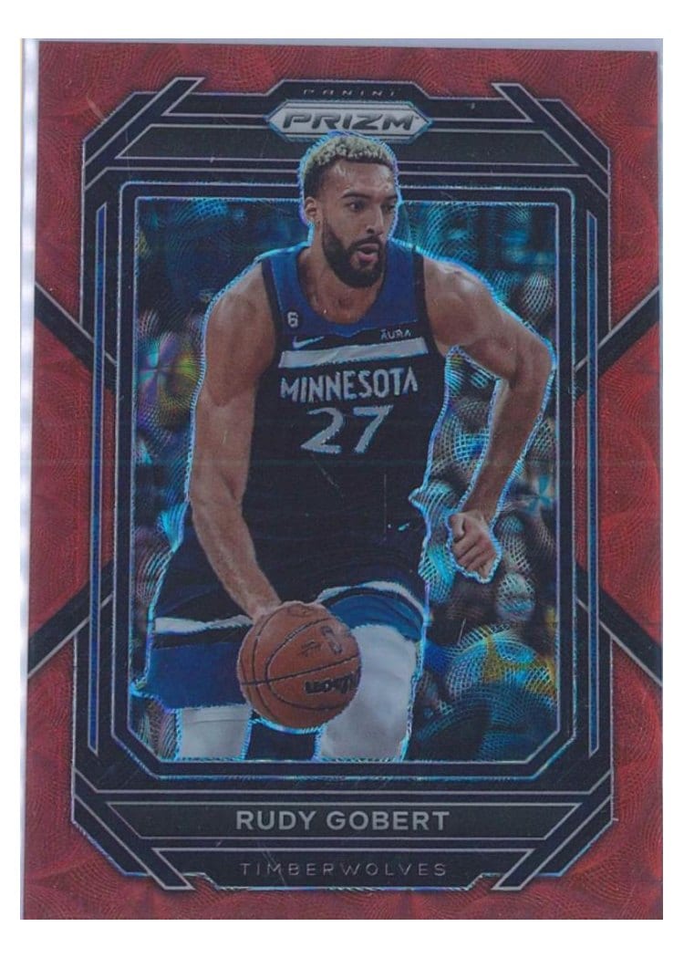 2022-23 Panini Prizm Base Set Rudy Gobert #67 card
