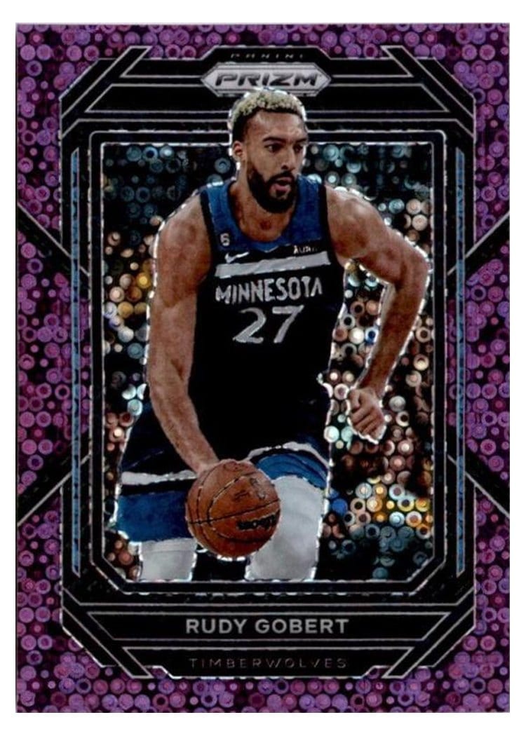 2022-23 Panini Prizm Base Set Rudy Gobert #67 card
