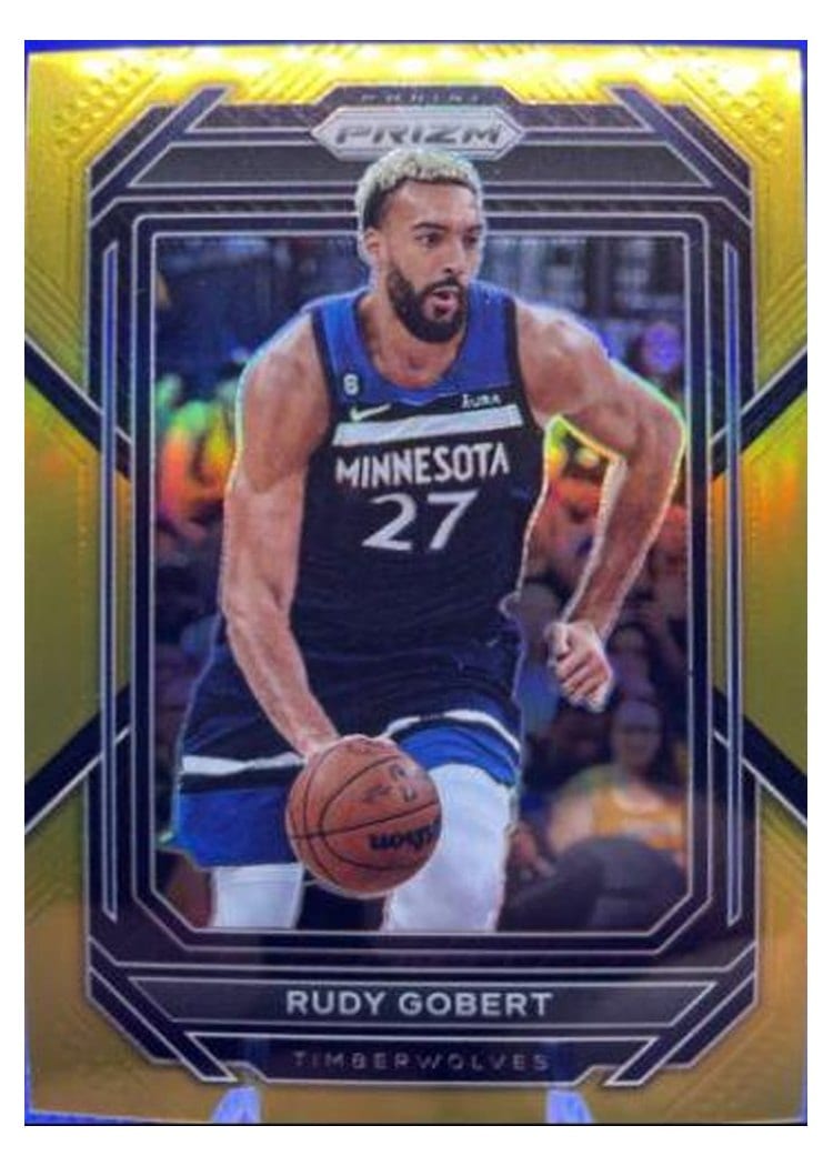 2022-23 Panini Prizm Base Set Rudy Gobert #67 card