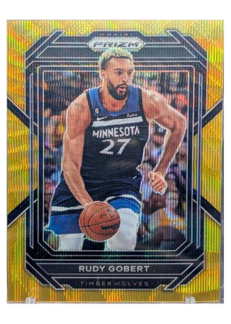 2022-23 Panini Prizm Base Set Rudy Gobert #67 card