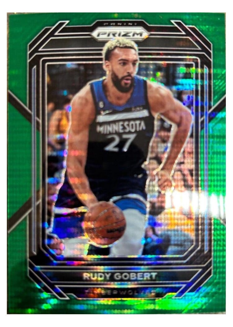 2022-23 Panini Prizm Base Set Rudy Gobert #67 card