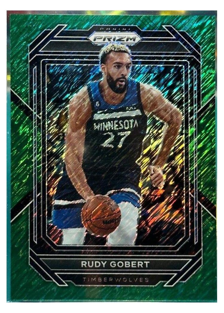 2022-23 Panini Prizm Base Set Rudy Gobert #67 card