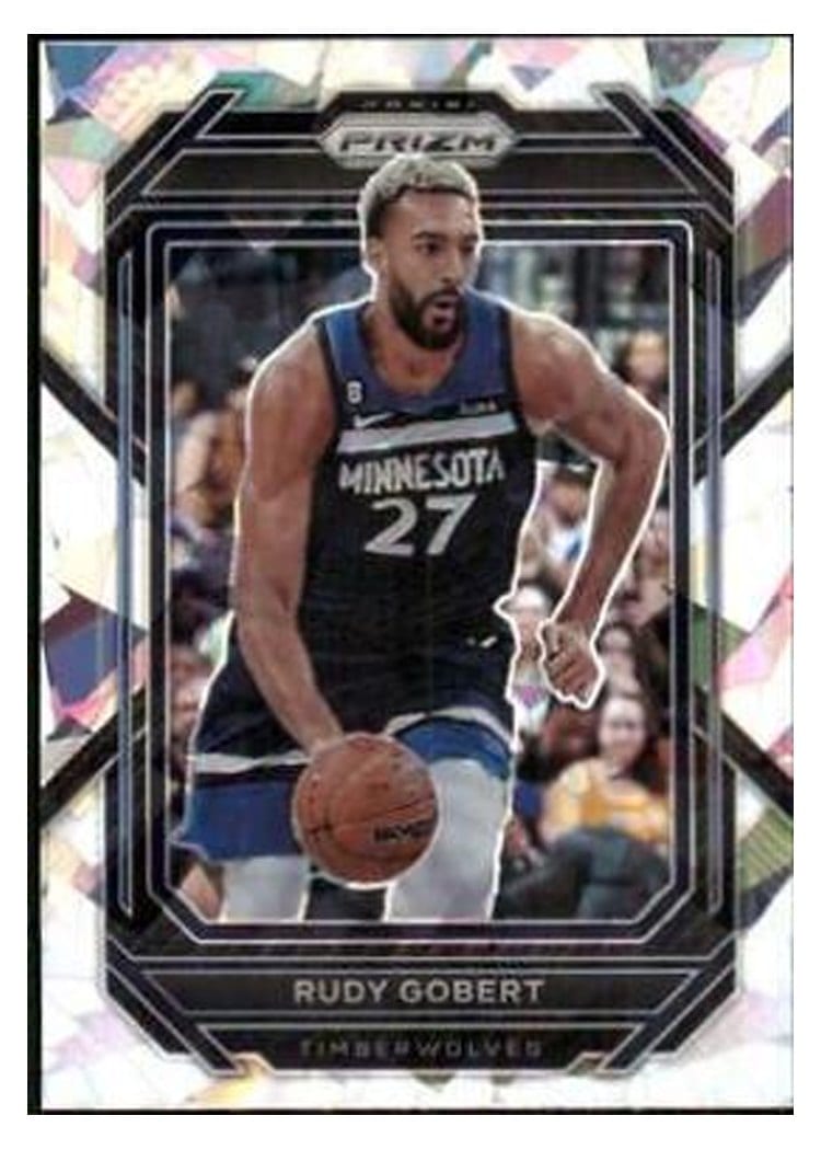 2022-23 Panini Prizm Base Set Rudy Gobert #67 card