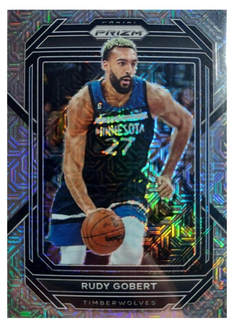 2022-23 Panini Prizm Base Set Rudy Gobert #67 card