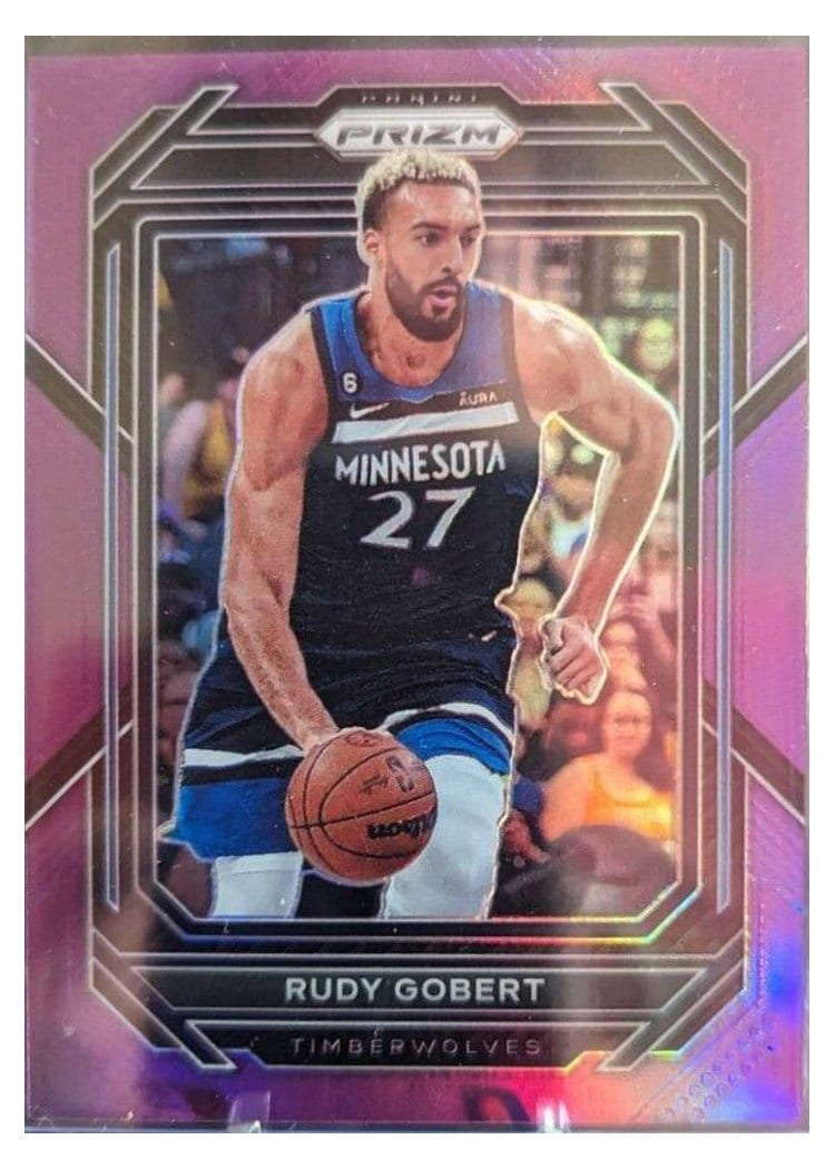 2022-23 Panini Prizm Base Set Rudy Gobert #67 card