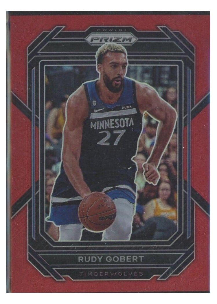 2022-23 Panini Prizm Base Set Rudy Gobert #67 card