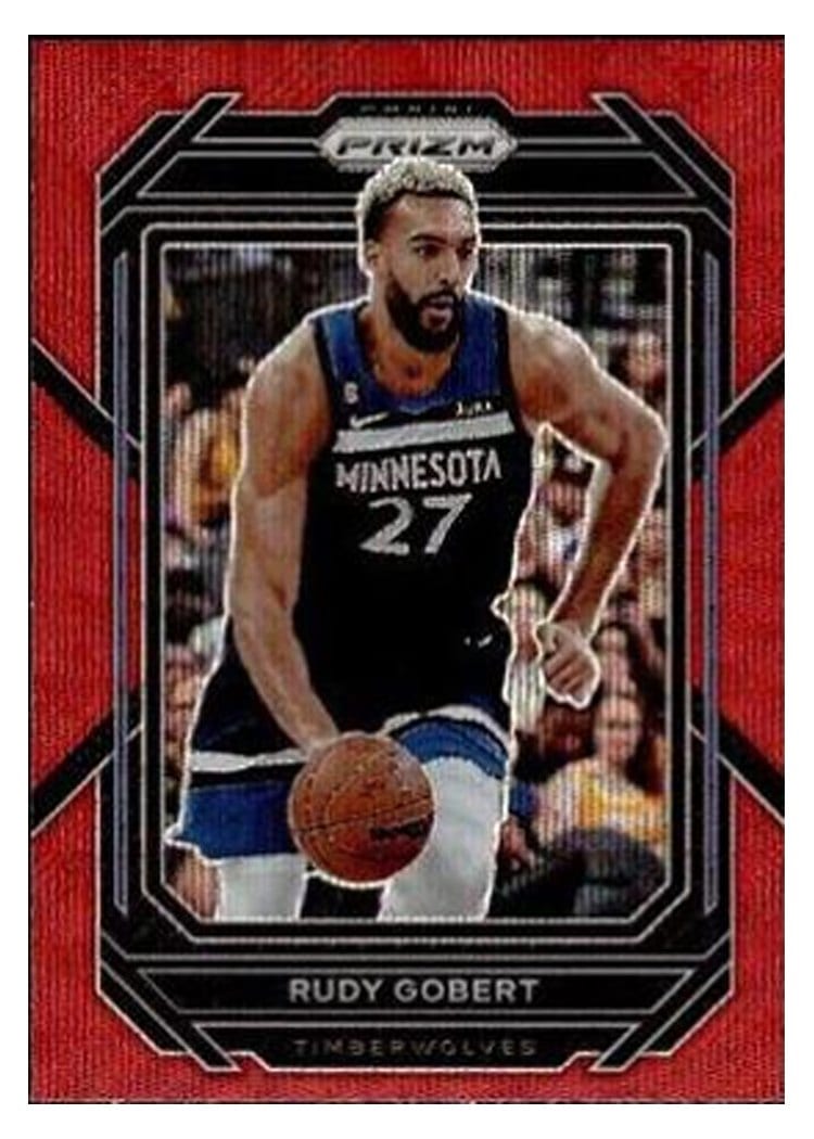 2022-23 Panini Prizm Base Set Rudy Gobert #67 card
