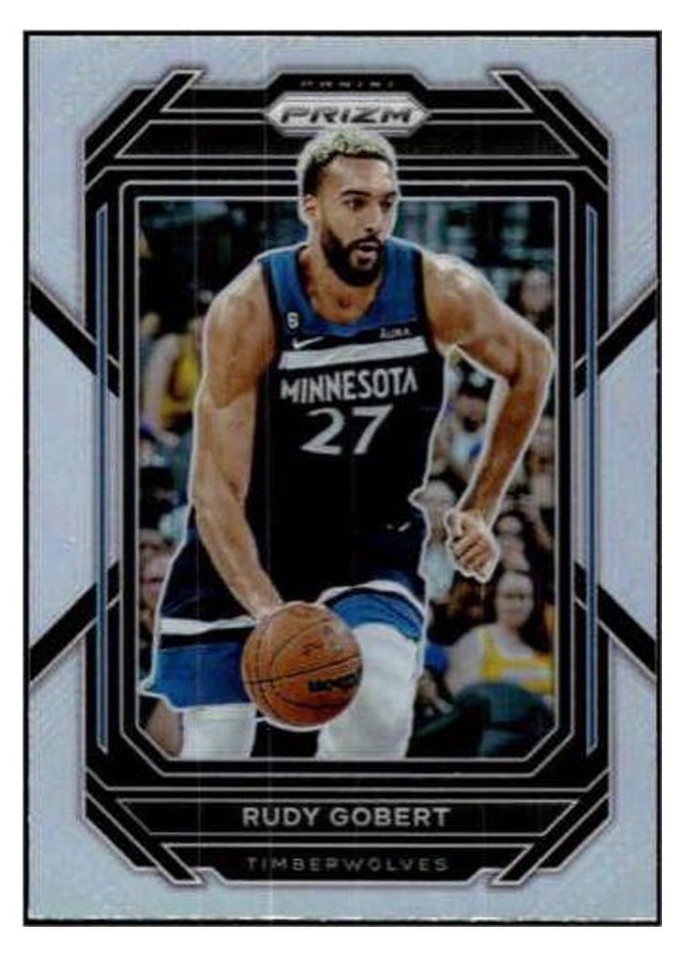 2022-23 Panini Prizm Base Set Rudy Gobert #67 card