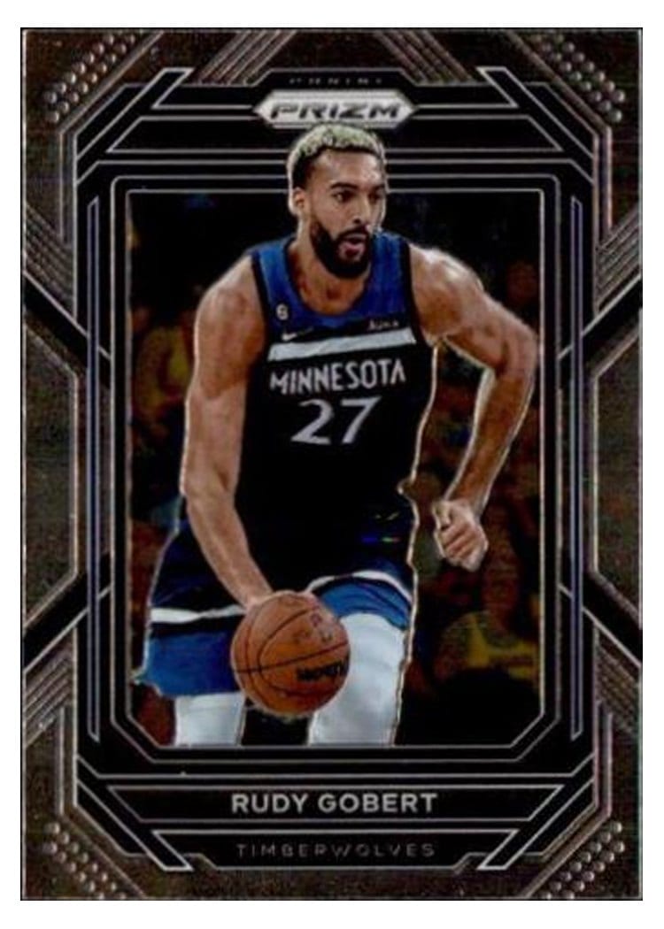 2022-23 Panini Prizm Base Set Rudy Gobert #67 card
