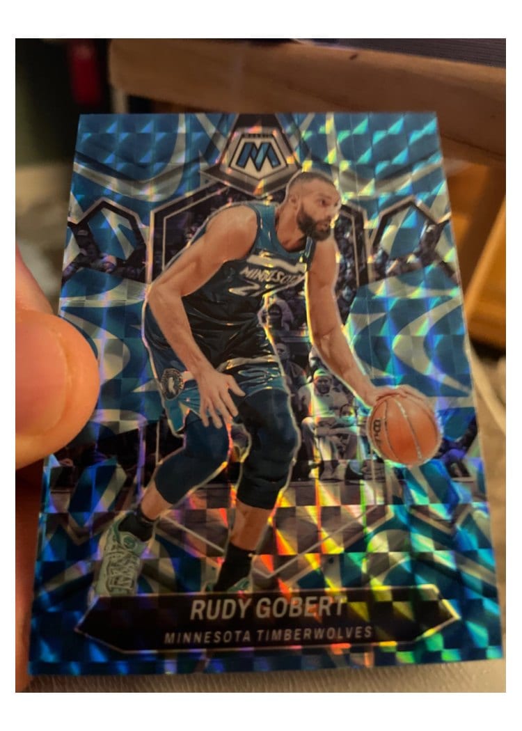 2023-24 Panini Mosaic Base Set Rudy Gobert #52 card