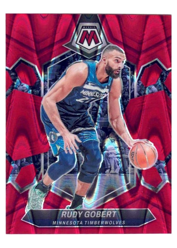 2023-24 Panini Mosaic Base Set Rudy Gobert #52 card